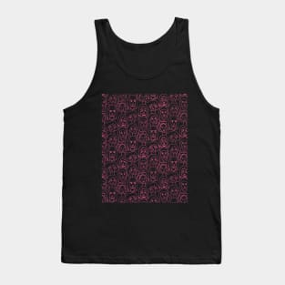 Pink female pattern design Tank Top